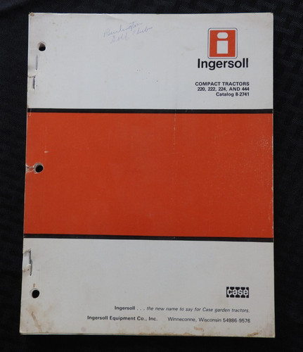 Case ingersoll 220 222 - ingersoll, 444