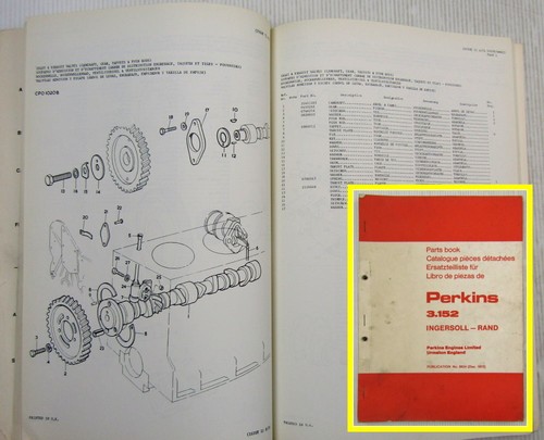 Perkins 152 engine - 3.152, ingersoll
